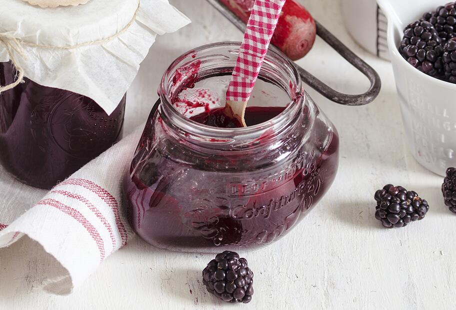 Brombeerkonfitüre ohne Gelierzucker