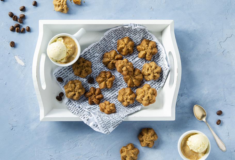 Perfekt zur Kaffeepause: Feine Espressotupfen