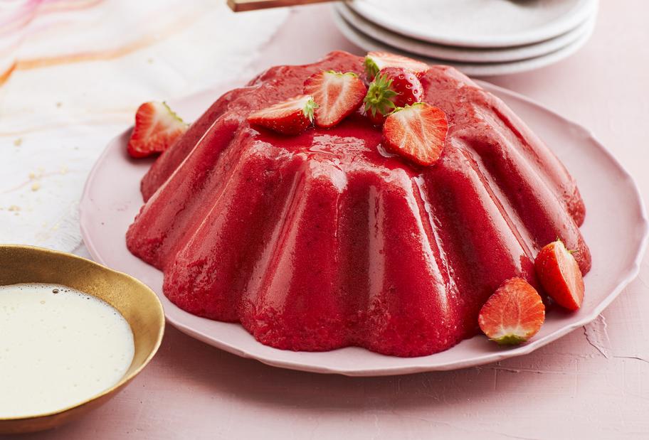 Erdbeer-Wackelpudding