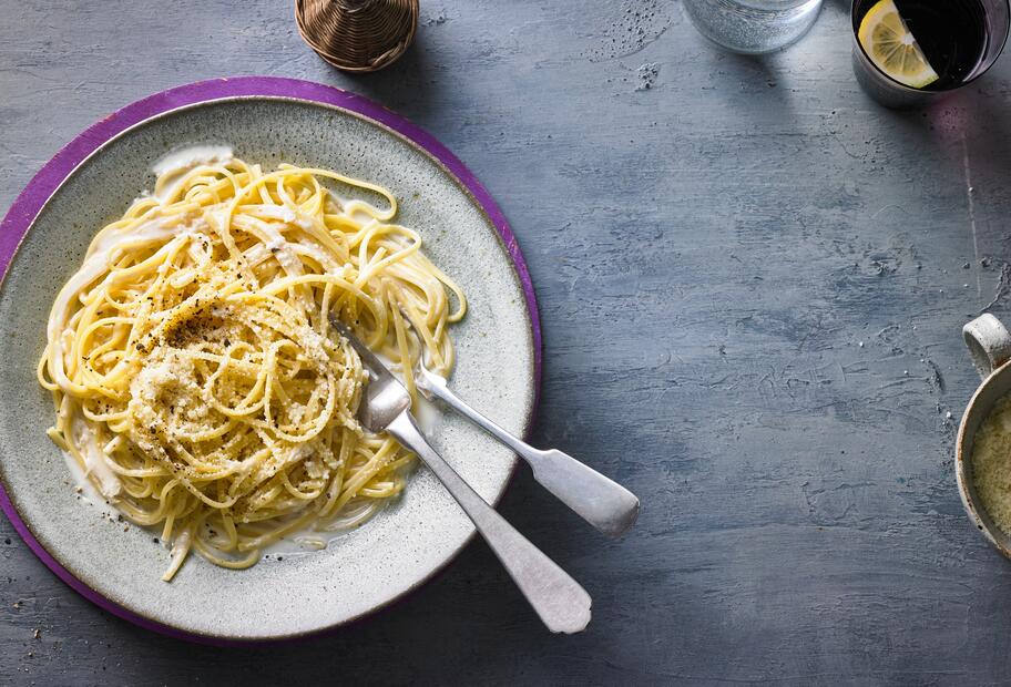 Würzige Parmesan-Pasta