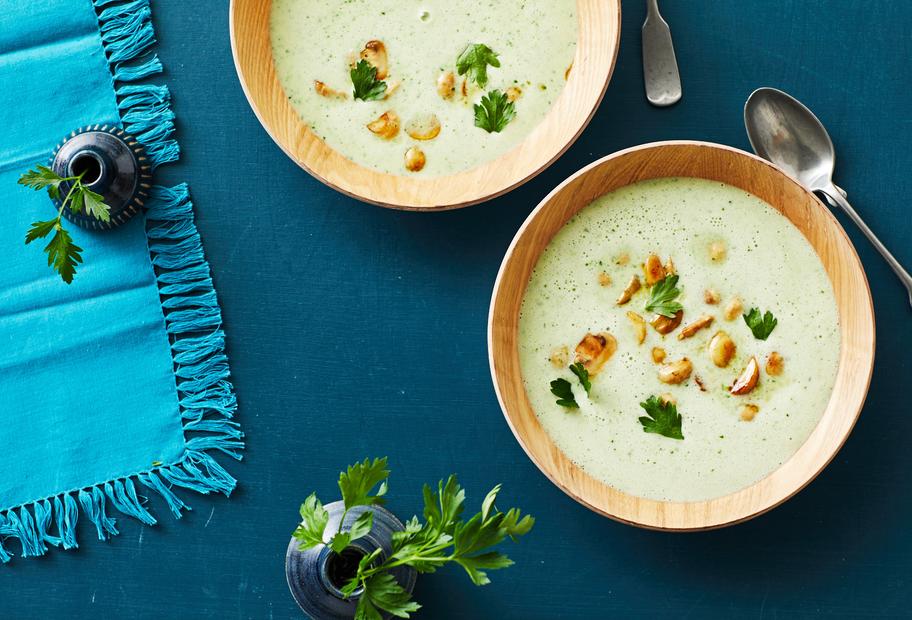 Petersilien-Rahm-Suppe