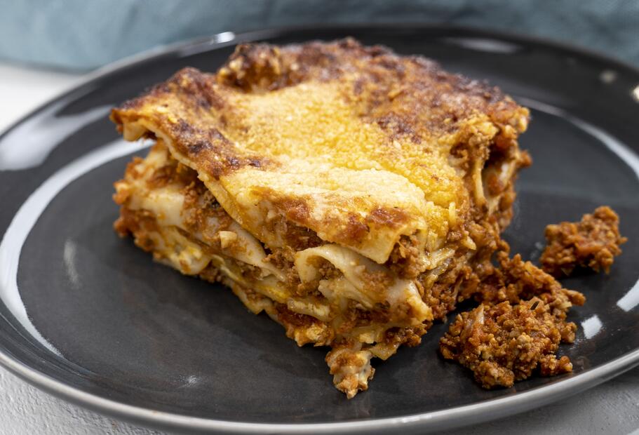 Lasagne mit Crème fraîche