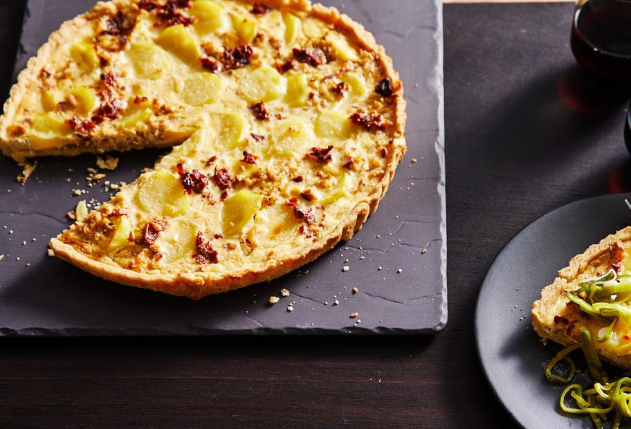 Knusprige Kartoffel-Quiche mit Wirsing