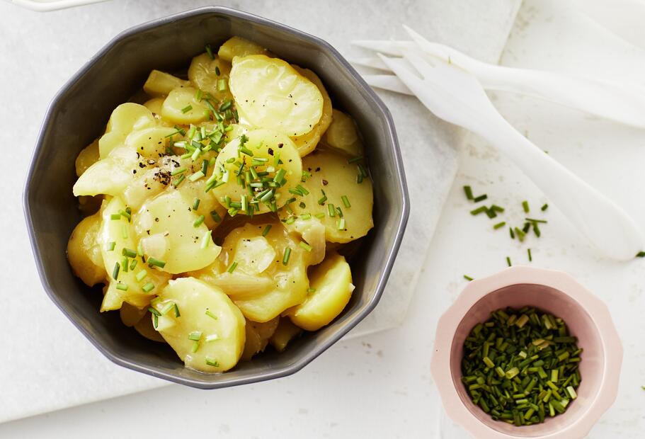 Kartoffelsalat mit Schnittlauch im Thermomix®| ZAUBERTOPF