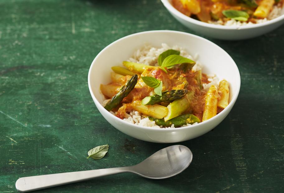 Thailändisches Spargelcurry