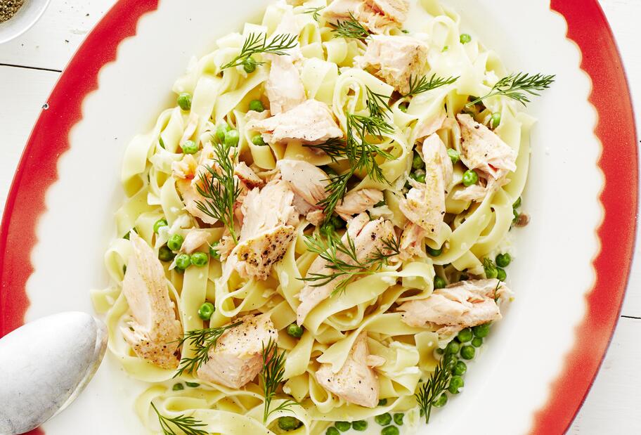 Zitronen-Lachs-Pasta