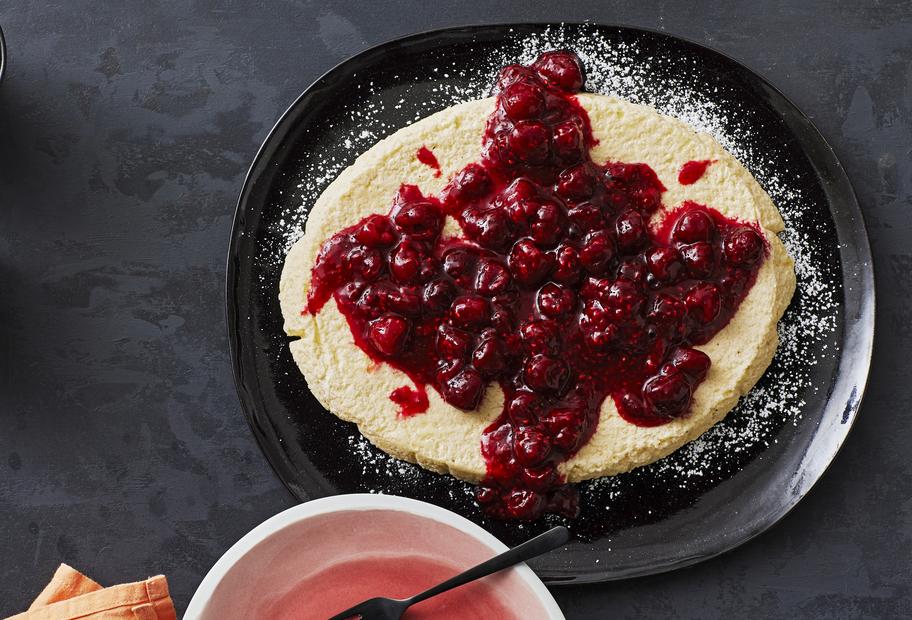 Cheesecake mit Himbeeren