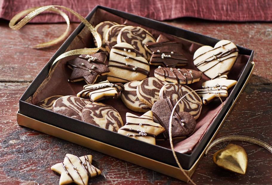 Schwarz-Weiß-Plätzchen