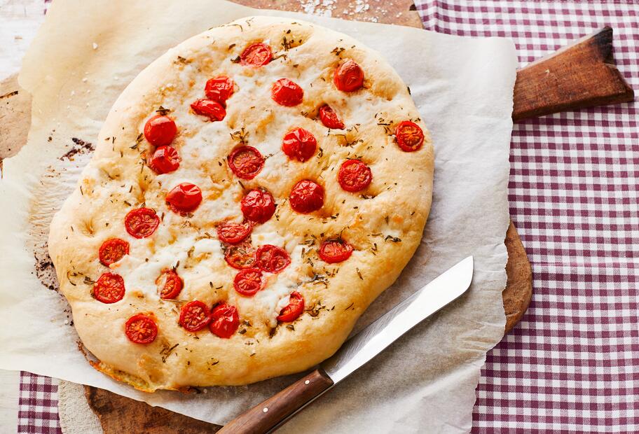 Tomaten-Focaccia wie in Italien
