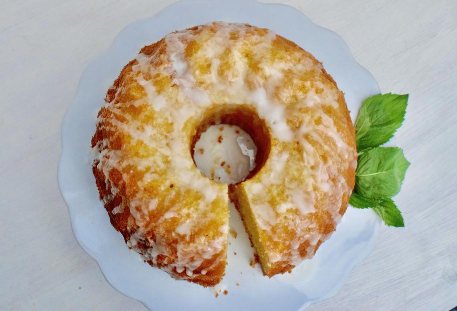 Einfacher Mojito-Kuchen mit Grieß