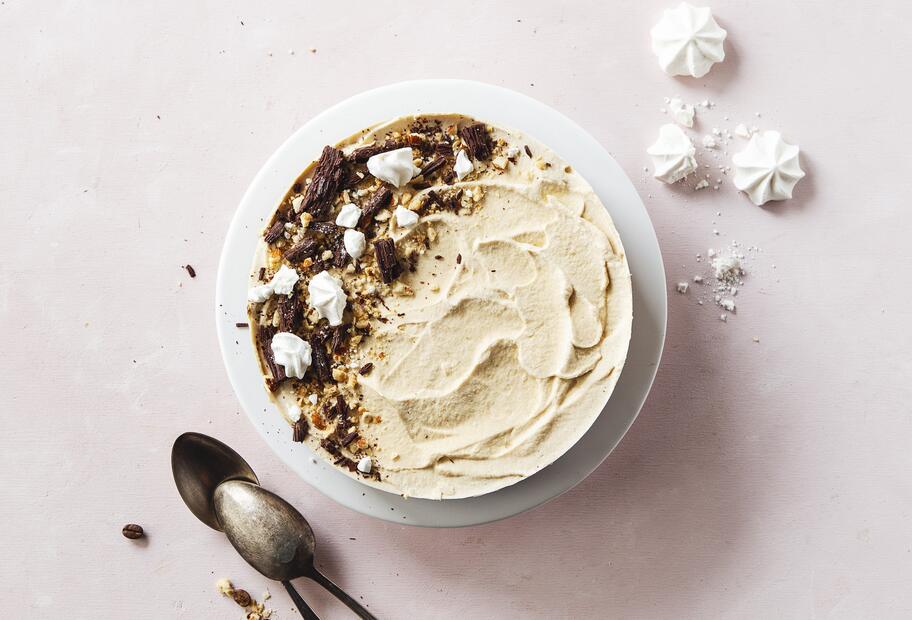 Eisgekühlte Espressotorte