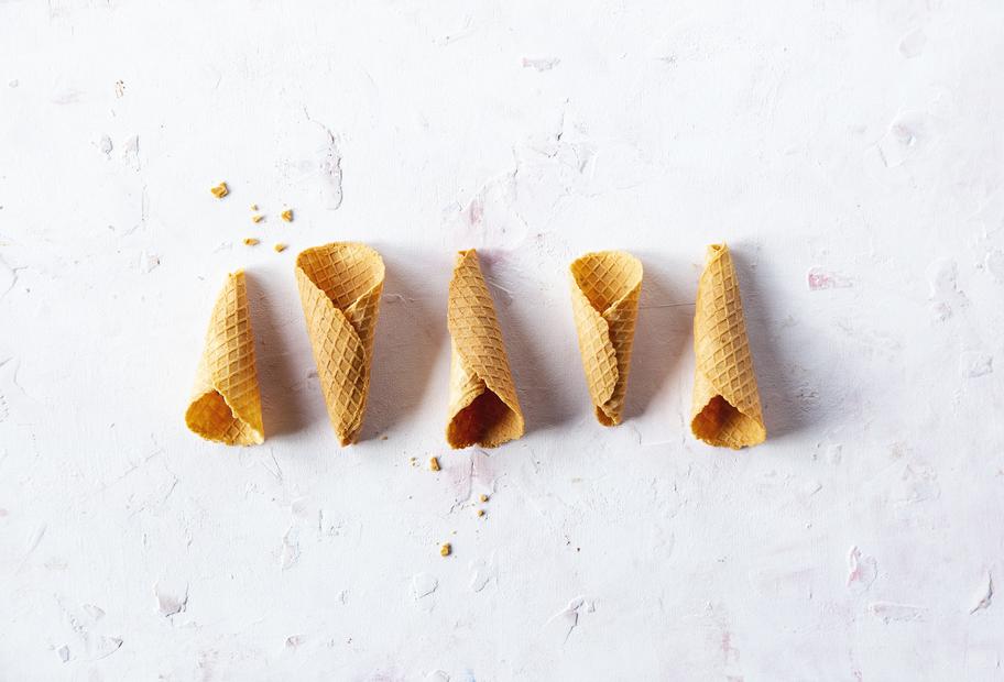 Knusprige Eiswaffeln einfach selber machen
