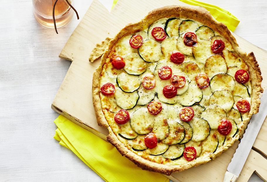 Französische Zucchini-Tarte