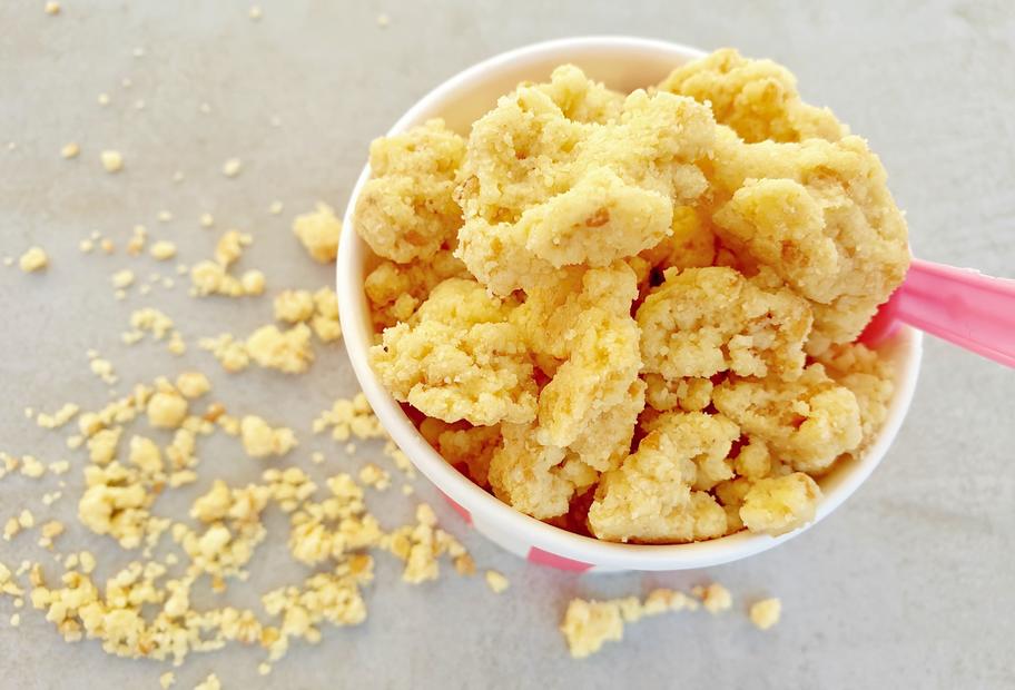 Gebackene Streusel to go