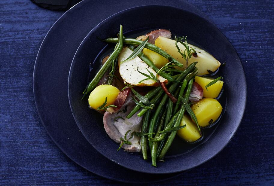 Birnen, Bohnen und Kassler