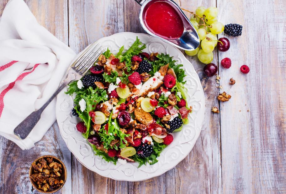 Fruchtiger Brombeeressig