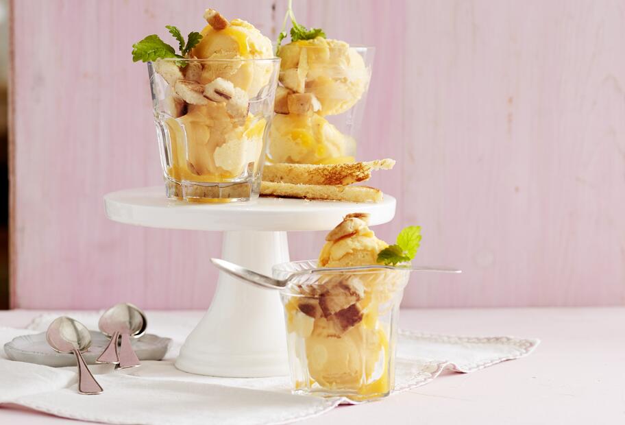 Mango-Joghurt-Eis in 10 Minuten
