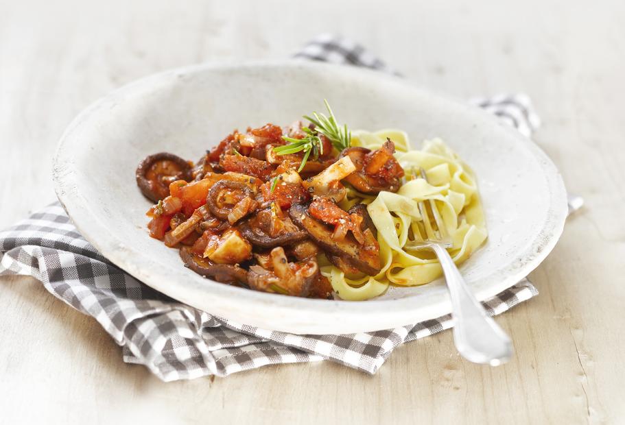 Tagliatelle mit Pilzsugo