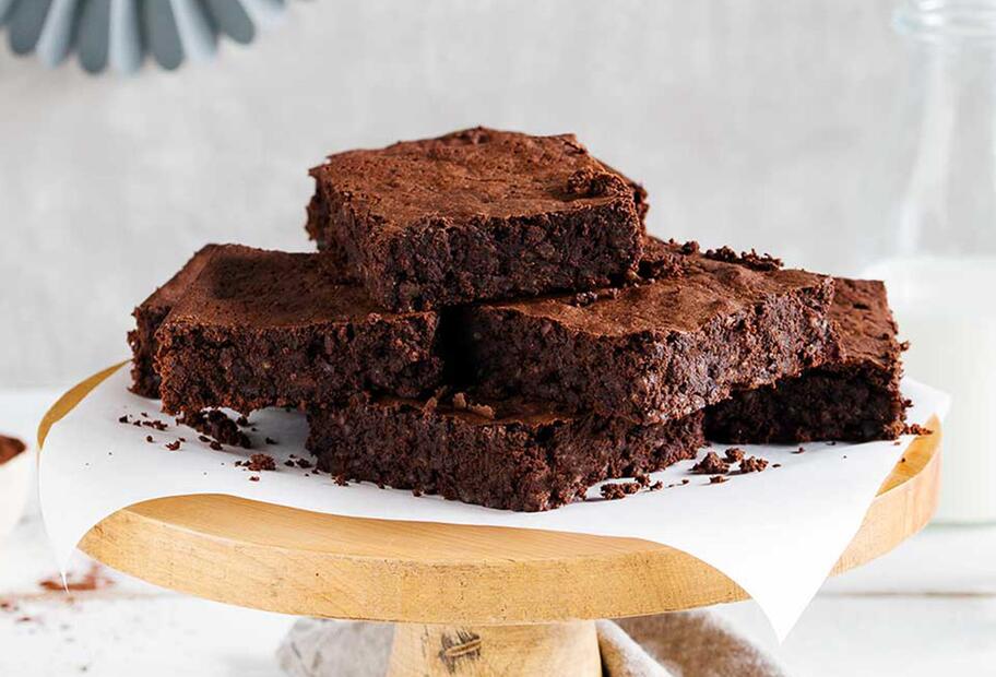 Einfache Milchreis-Brownies
