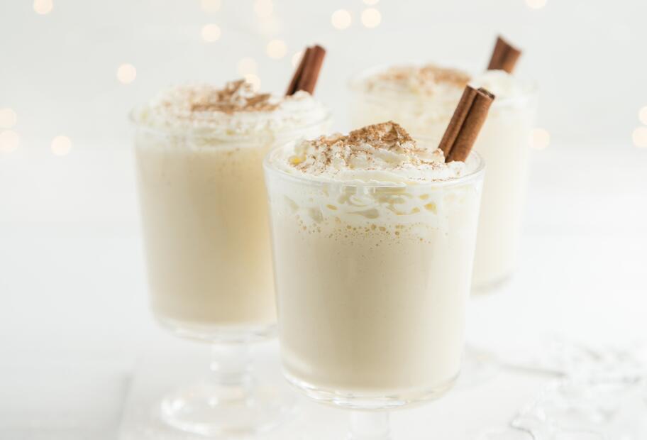 Eggnog mit Crème double
