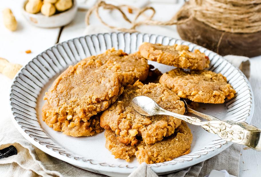4-Zutaten-Peanutbutter-Cookies