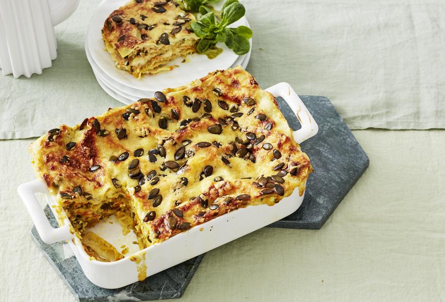 Winterliche Karotten-Wirsing-Lasagne