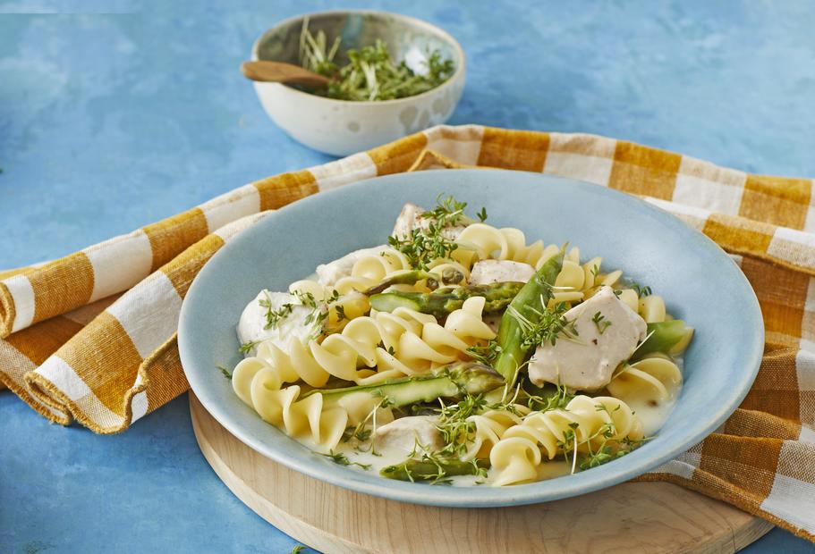 Einfache Königsberger Hähnchen-Pasta