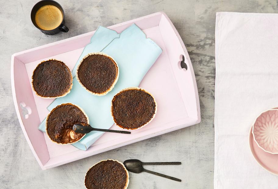 Schoko-Mokka-Crème-brûlée