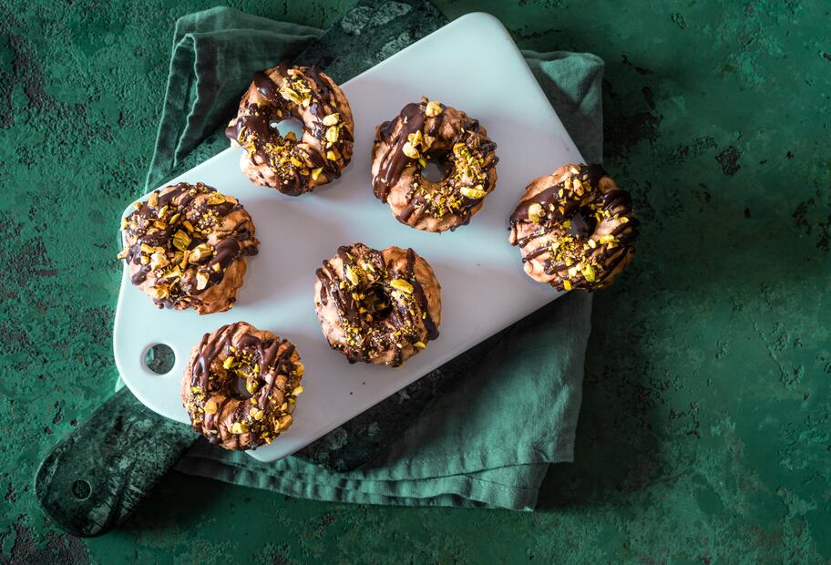 Schoko-Marzipan-Mini-Gugelhupfe mit dem Thermomix®