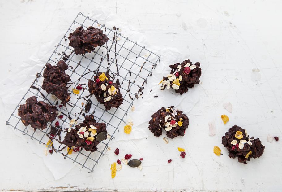 Erdnuss-Müsli-Crossies