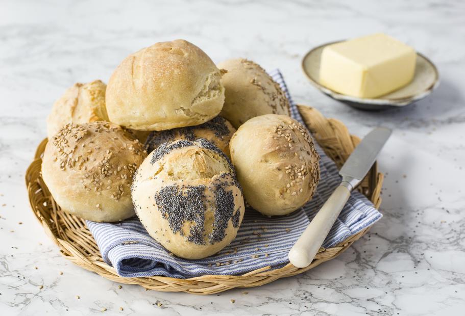 Knackige Sonntagsbrötchen