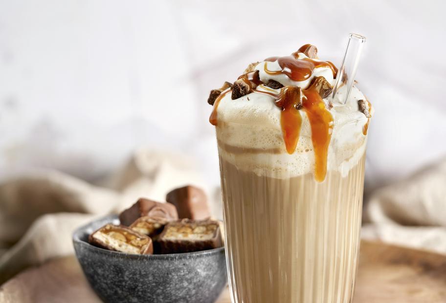 Milchkaffee à la Snickers
