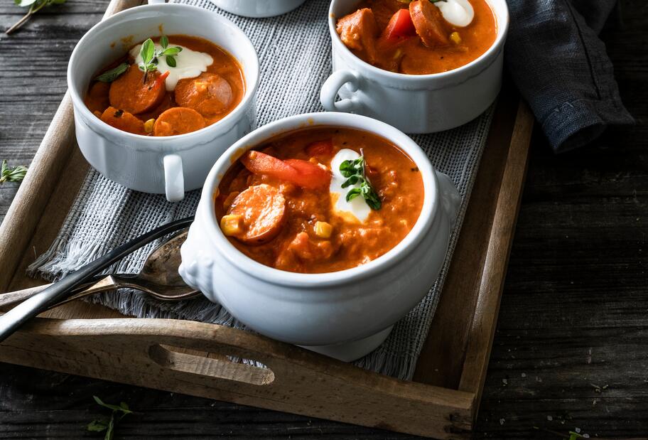 Würstchengulasch im Themomix® – schnelles Rezept| ZAUBERTOPF