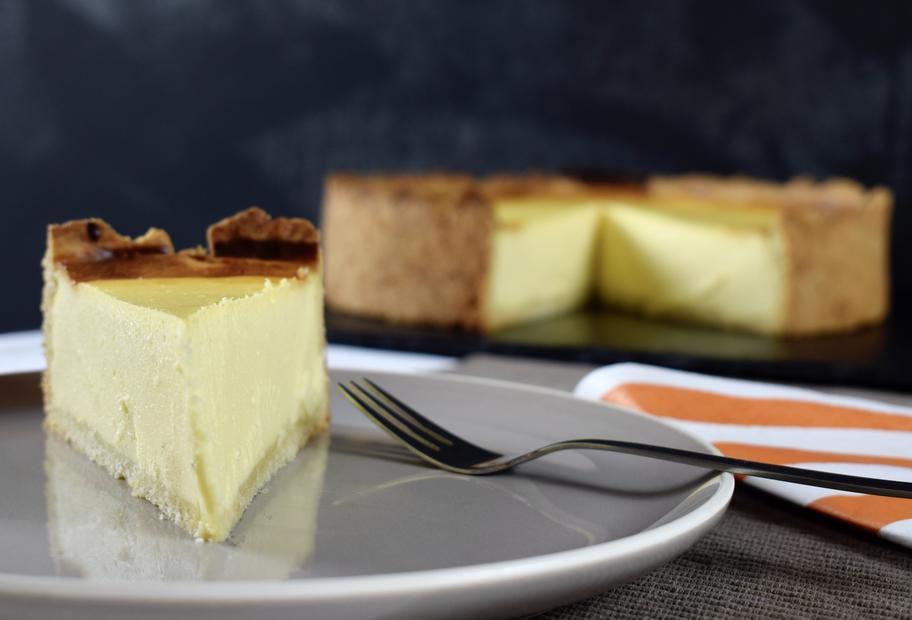 Cremiger Käsekuchen mit Limette