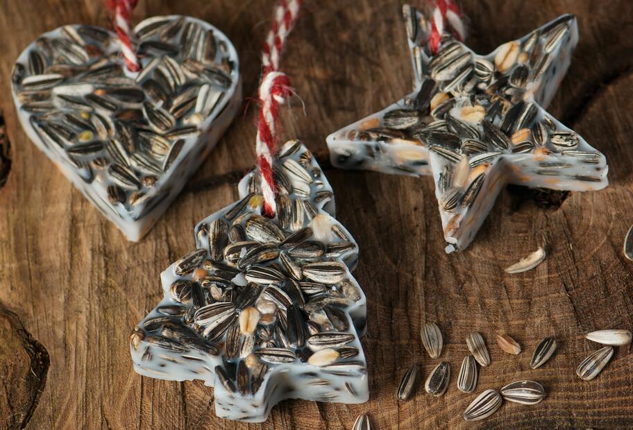 Vogelfutter-Anhänger einfach selber machen