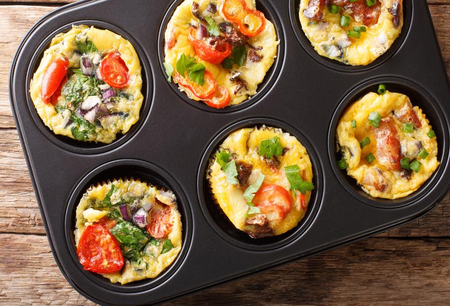 Rühreimuffins mit Käse