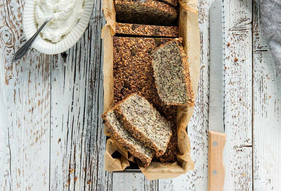 Vitalbrot mit Quark