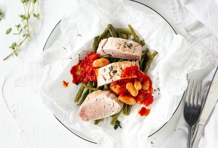 Schweinefilet im Päckchen