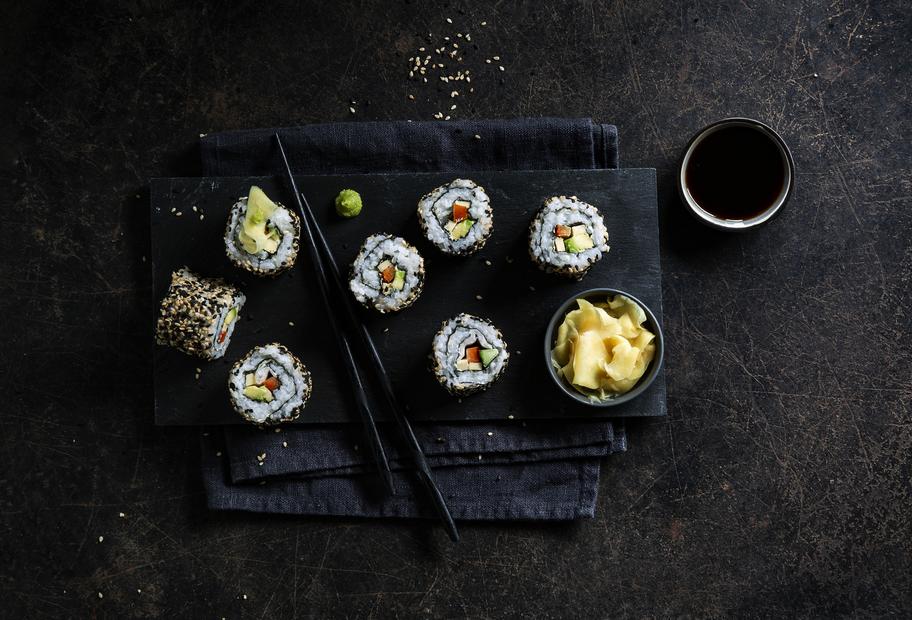 Vegetarisches Sushi