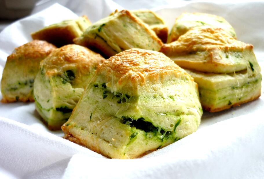 Supersofte Bärlauch-Brötchen
