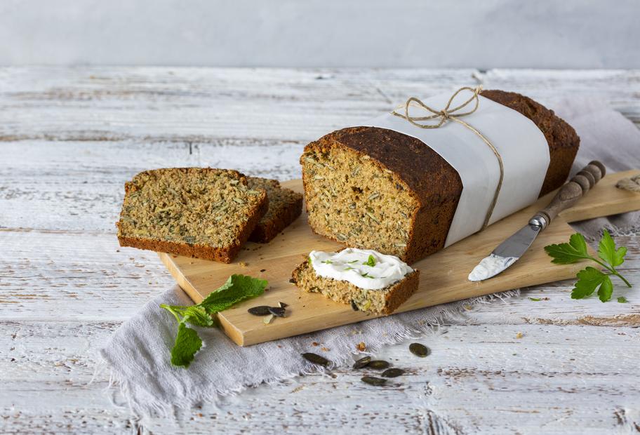 Kräuterbrot mit Parmesan