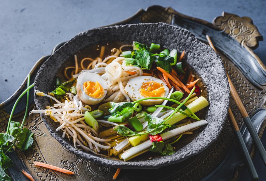 Ramen mit eingelegten Eiern – Ajitsuke Tamago