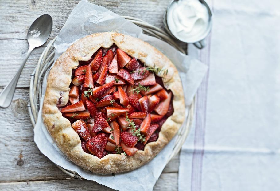 Erdbeertarte mit Mandelcreme