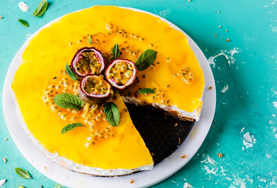 „Solero"-Torte mit Quarkcreme