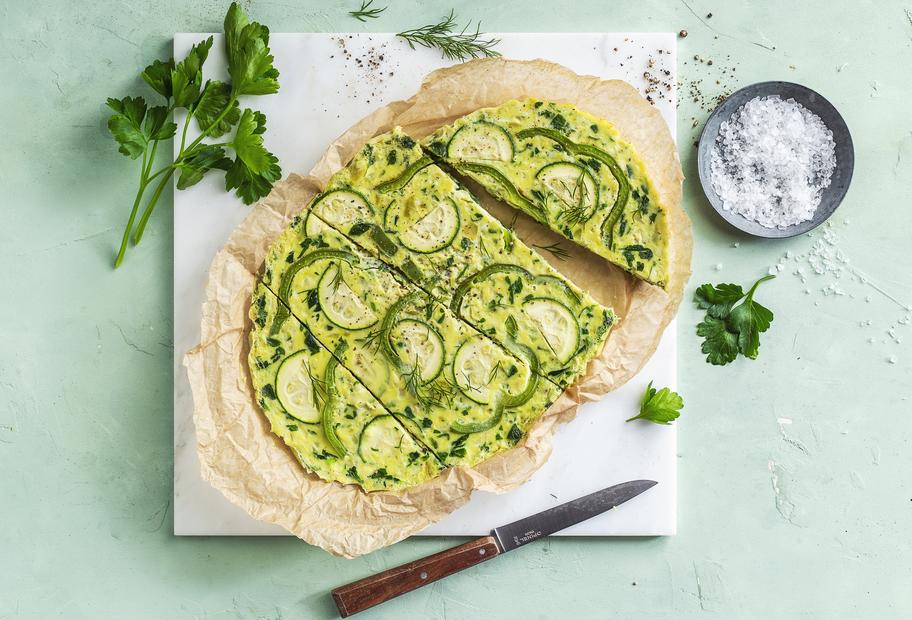 Gemüse-Kräuter-Omelett