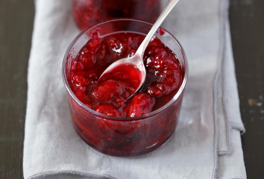 Rote Fruchtkonfitüre
