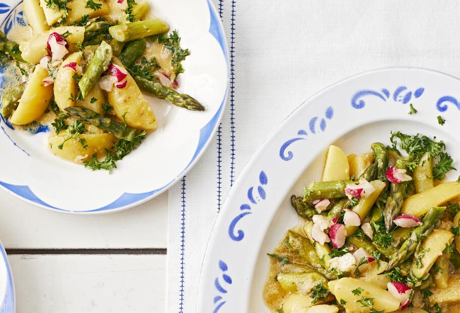Kartoffelsalat mit Radieschen