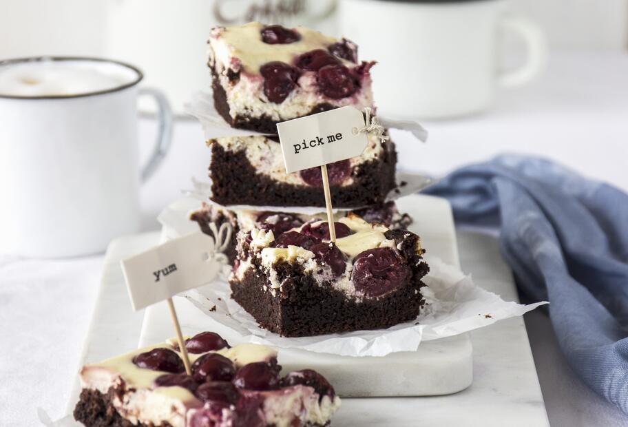 Die saftigsten Donauwellen-Brownies