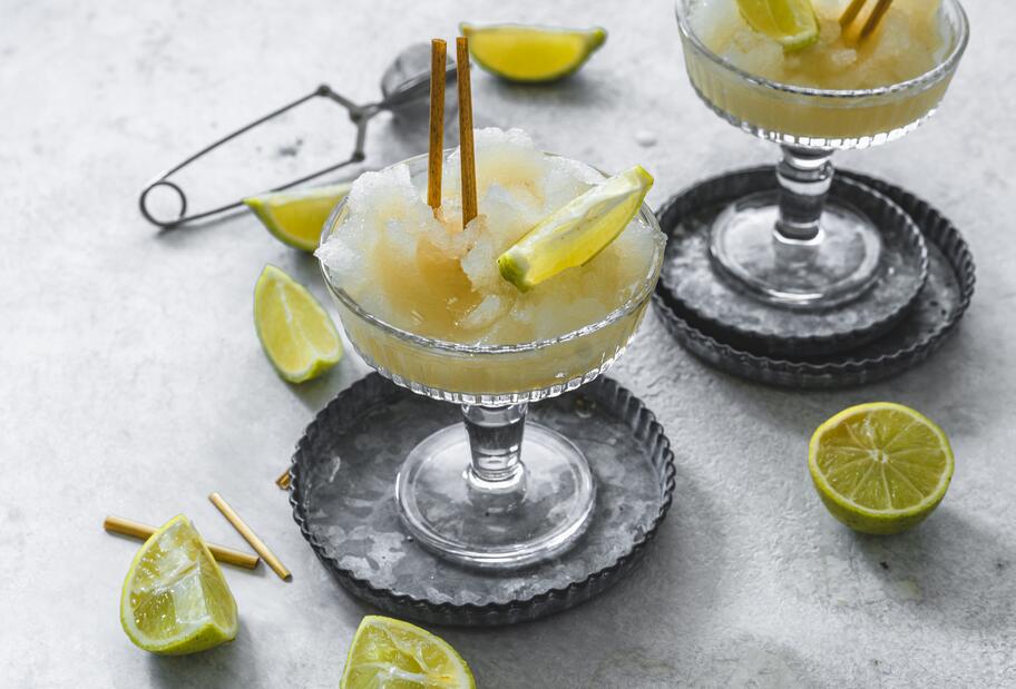 Gin-Slush mit Ingwer