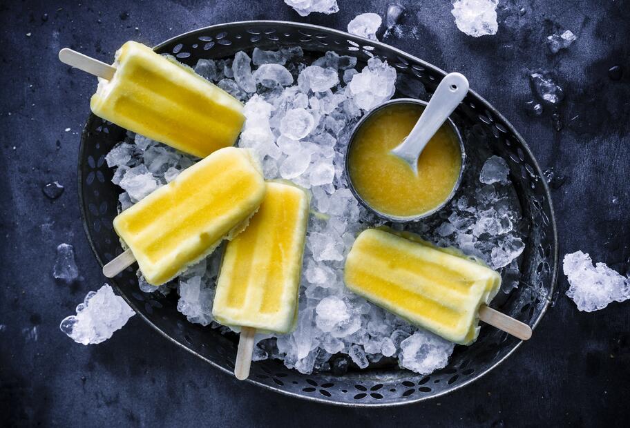 Fruchtiges „Solero“-Eis am Stiel